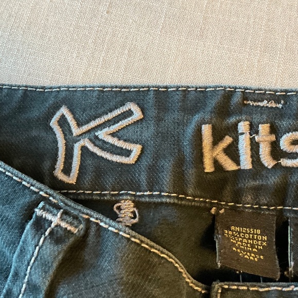 Kitson Dark Gray Women's Straight Leg Jeans - Picture 4 of 7